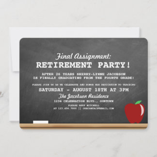 Invitación del partido de retiro de profesores