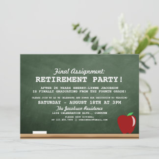 Invitación del partido de retiro de profesores
