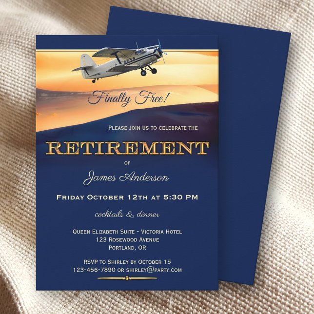 Invitación del partido de retiro del avión azul de (Subido por el creador)