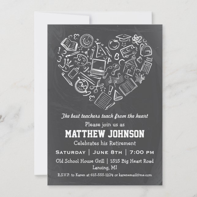Invitación del partido de retiro del corazón de pr (Anverso)