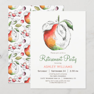 Invitación del partido de retiro Peaches