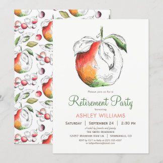 Invitación del partido de retiro Peaches