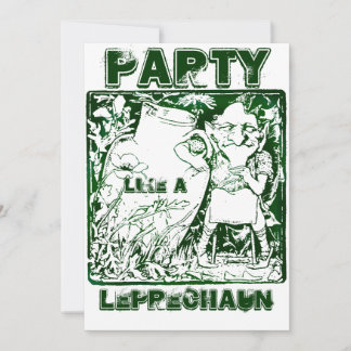 Invitación del partido de San Patricio