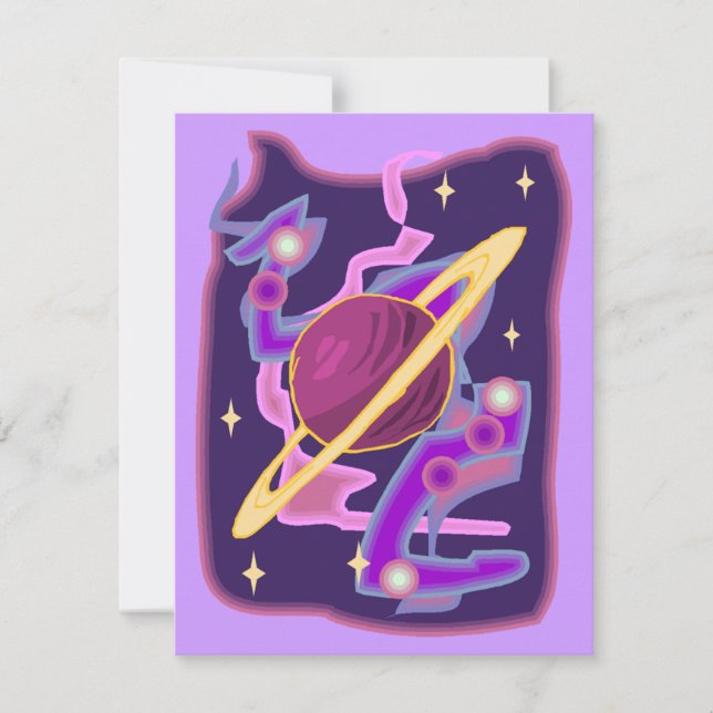 INVITACIÓN DEL PARTIDO DE STAR-GAZING ~ EZ AL PERS (Anverso)