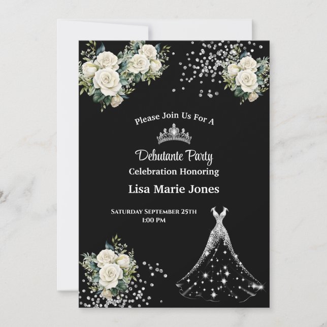 Invitación del partido Debutante (Anverso)