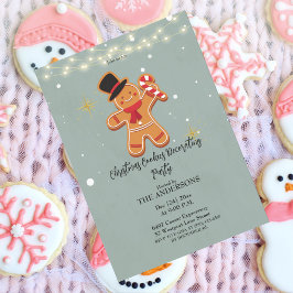 Invitación del partido decorador de cookies de nav