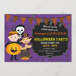 INVITACIÓN DEL PARTIDO DEL CUMPLEAÑOS DE HALLOWEEN