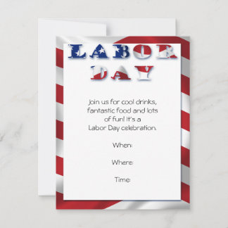 Invitación del Partido del Día del Trabajo con Ban