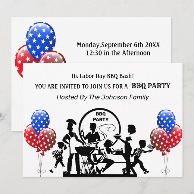 Invitación del Partido del Partido Laborista de la (Anverso / Reverso)