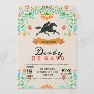 Invitación del partido Derby de Mayo