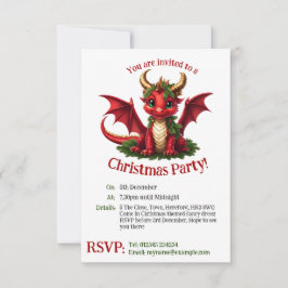 Invitación del partido Dragón de los Navidades Cut