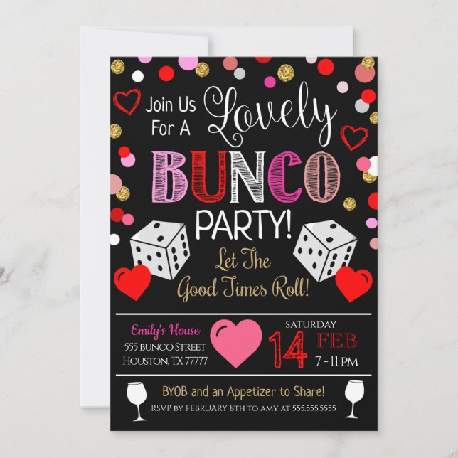 Invitación del Partido el día de San Valentín Bunc (Anverso)