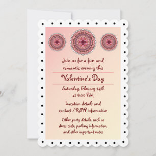 Invitación del partido El día de San Valentín Lacy