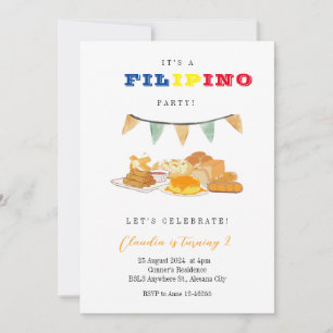 Invitación del partido filipino a la cena de cumpl