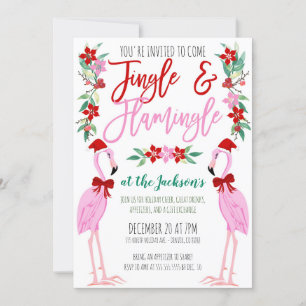 Invitación del partido Flamingo navidades