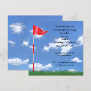 Invitación del partido Golf Outing