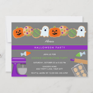 INVITACIÓN DEL PARTIDO HALLOWEEN COOKIE