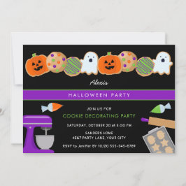INVITACIÓN DEL PARTIDO HALLOWEEN COOKIE