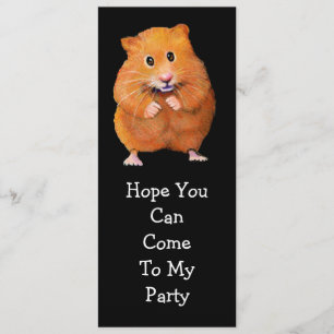 INVITACIÓN DEL PARTIDO HAMSTER: Arte original