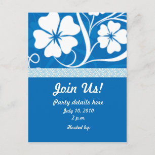Invitación del Partido Hisbiscus Azul