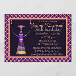 Invitación del Partido Hookah de las Noches Árabes