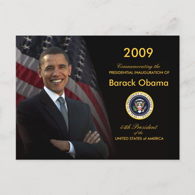 Invitación del partido inaugural de Obama (Anverso)