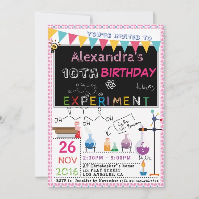INVITACIÓN DEL PARTIDO LABORATORIO DE EXPERIMENTO  (Anverso)