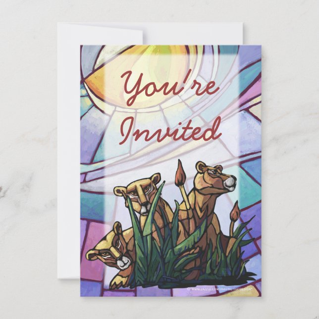 Invitación del partido Lion Cubs (Anverso)
