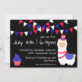 Invitación del partido Llama del 4 de julio