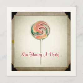 INVITACIÓN DEL PARTIDO LOLLIPOP DE FOTOGRAFÍA DE V