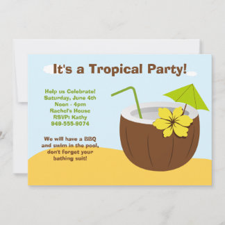 Invitación del partido Luau