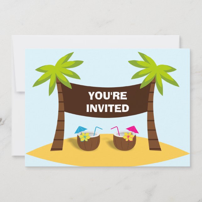 Invitación del partido Luau (Anverso)