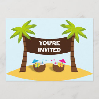Invitación del partido Luau
