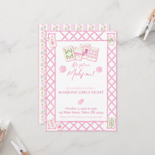 Invitación del partido Mahjong, Coqueta nocturna d