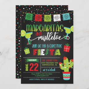Invitación del partido Margaritas y Navidades Mist
