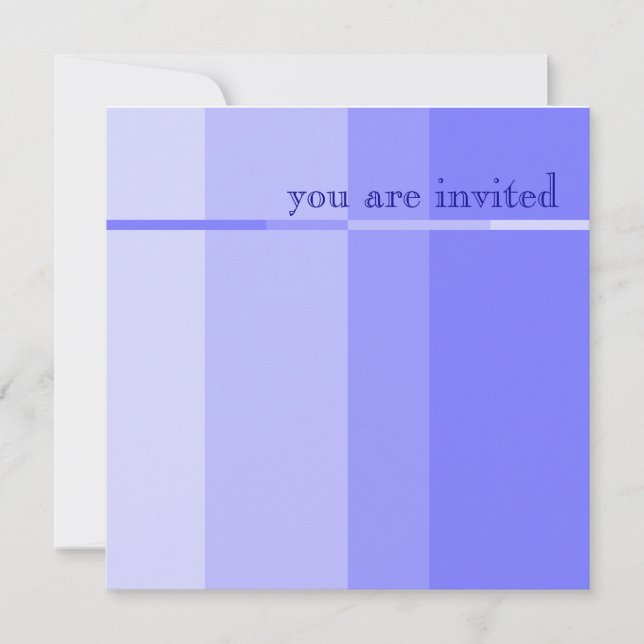 Invitación del Partido Moderno Progresión Azul (Anverso)