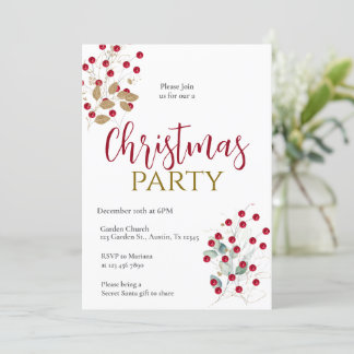 Invitación del partido navidades