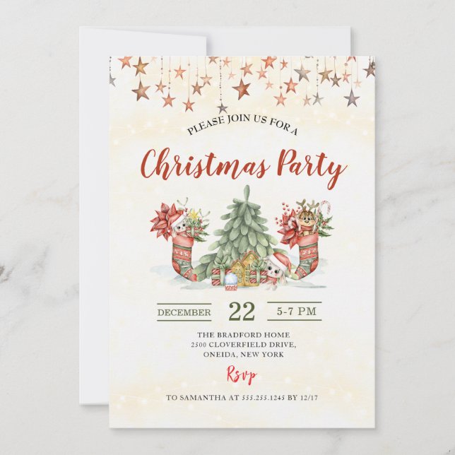 Invitación del partido navidades (Anverso)