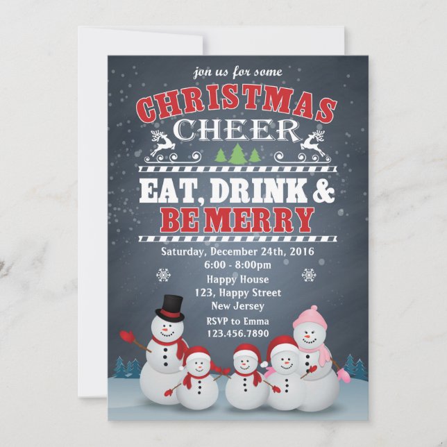 Invitación del partido navidades (Anverso)