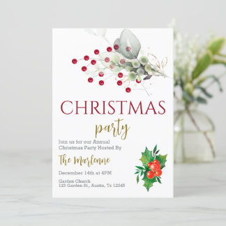 Invitación del partido navidades