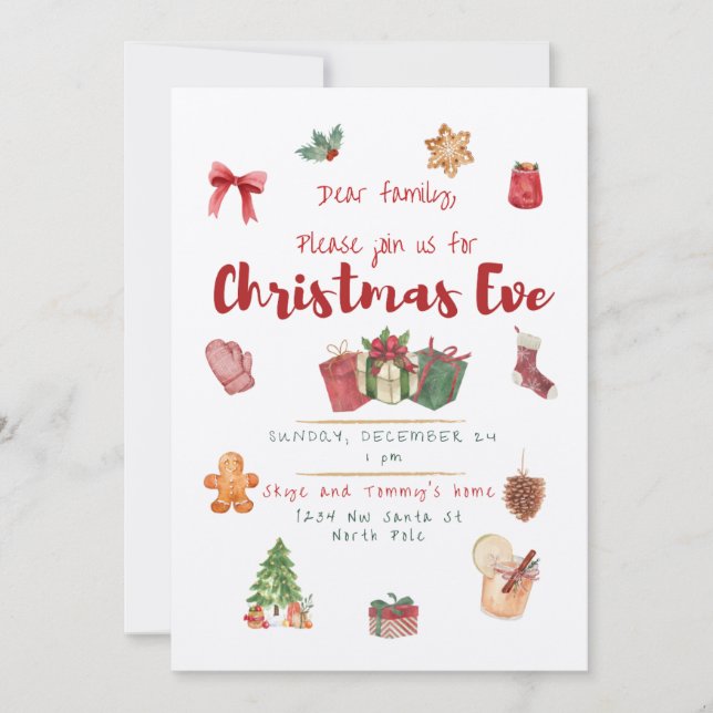 Invitación del partido navidades (Anverso)