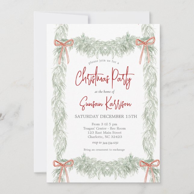 Invitación del partido navidades (Anverso)