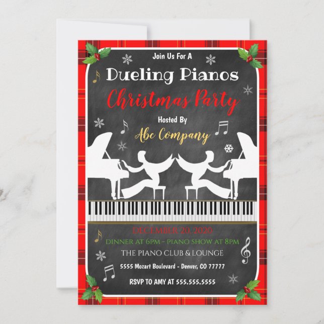 Invitación del partido navidades (Anverso)