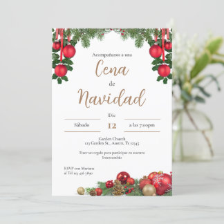 Invitación del partido navidades
