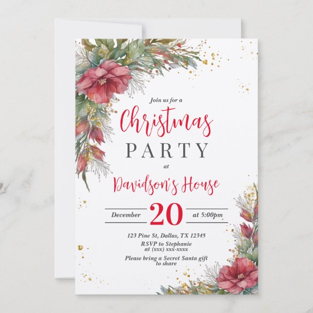 Invitación del partido navidades (Anverso)