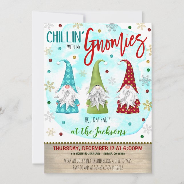 Invitación del partido navidades (Anverso)