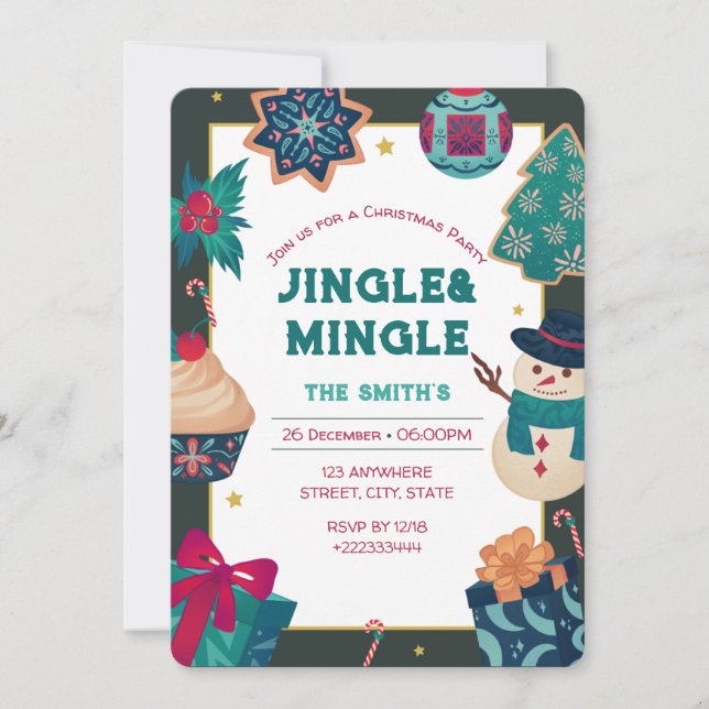 Invitación del partido navidades (Anverso)