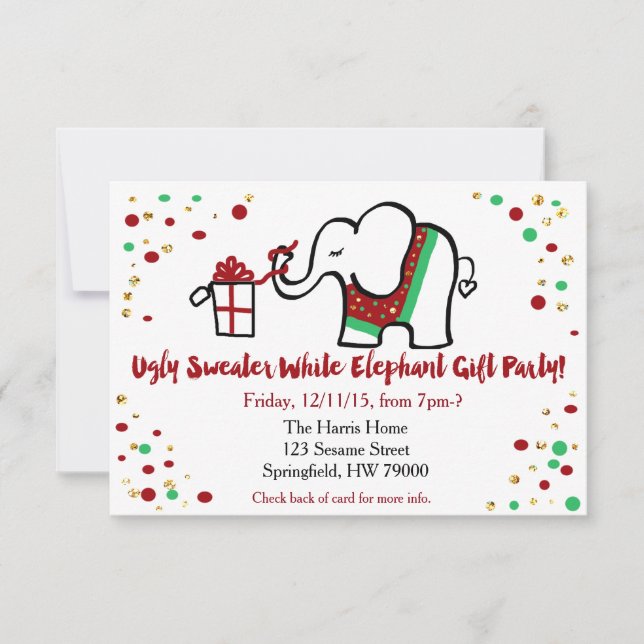 Invitación del partido navidades (Anverso)