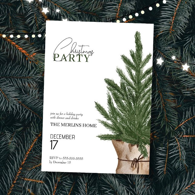 Invitación del partido navidades | Árbol de Navida (Subido por el creador)