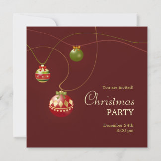 Invitación del partido navidades Balls